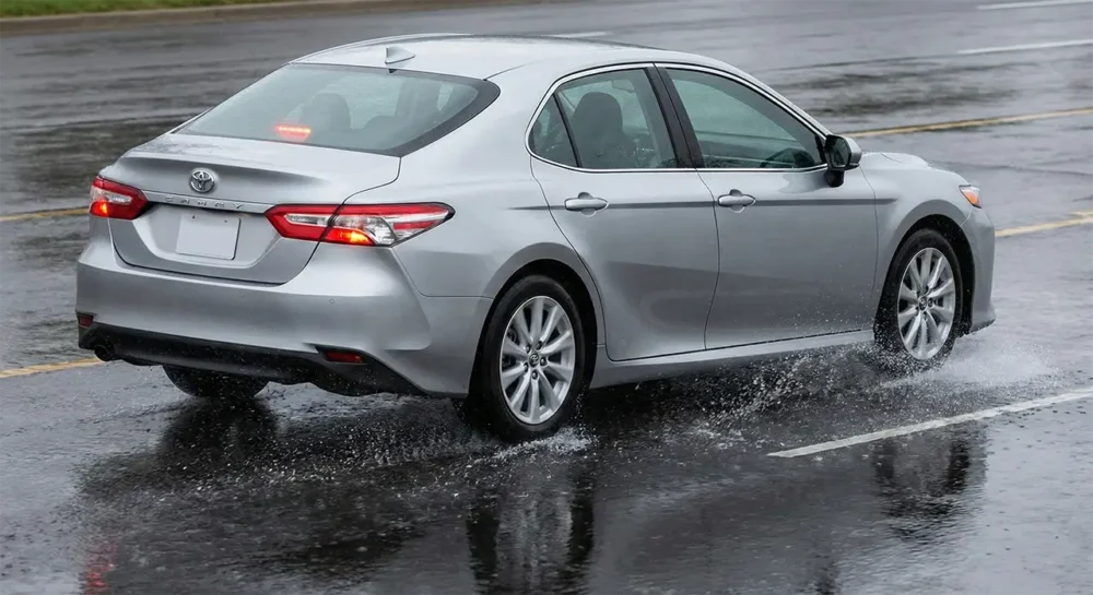 Wet Road Braking Test