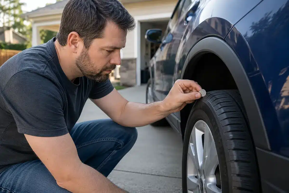 Reading Tire Wear Patterns: Decoding Wear Patterns to Boost Safety 9 Penny Test