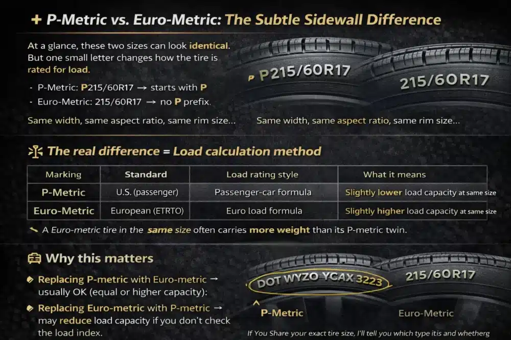 P-Metric Vs. Euro-Metric: Subtle Differences