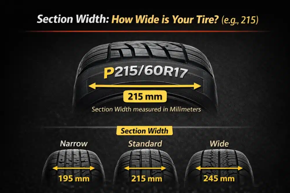 Section Width: How Wide Is Your Tire?