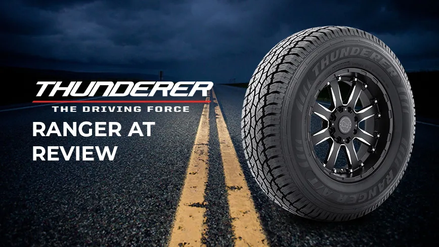 2 Thunderer Ranger A/TR LT225/75R16 Load E 10 Ply All Terrain Tires - Brand New