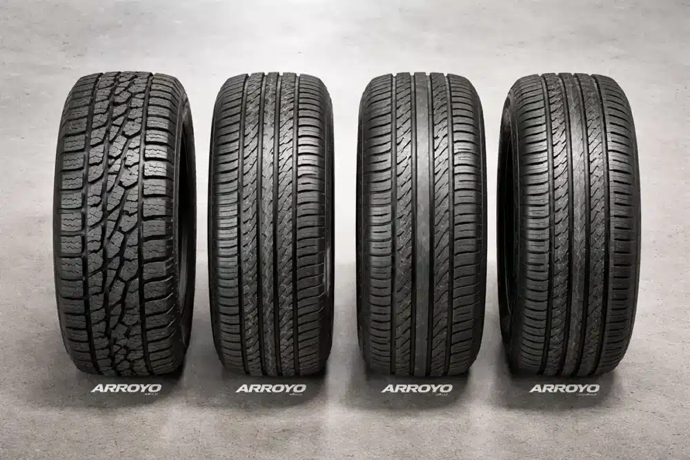 Arroyo Tires Review: Are Arroyo Tires Good? 4 Arroyo tire range on display