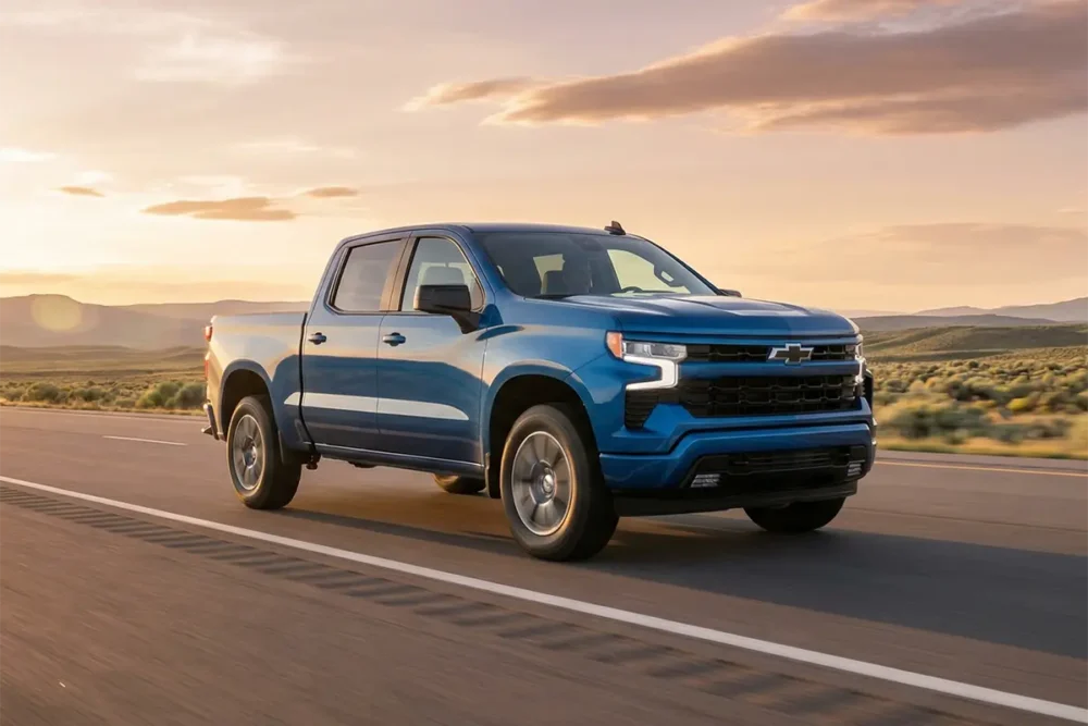 HT vs. AT vs. MT Tires: Which Is Right for You? 5 Chevy Silverado with highway terrain tires