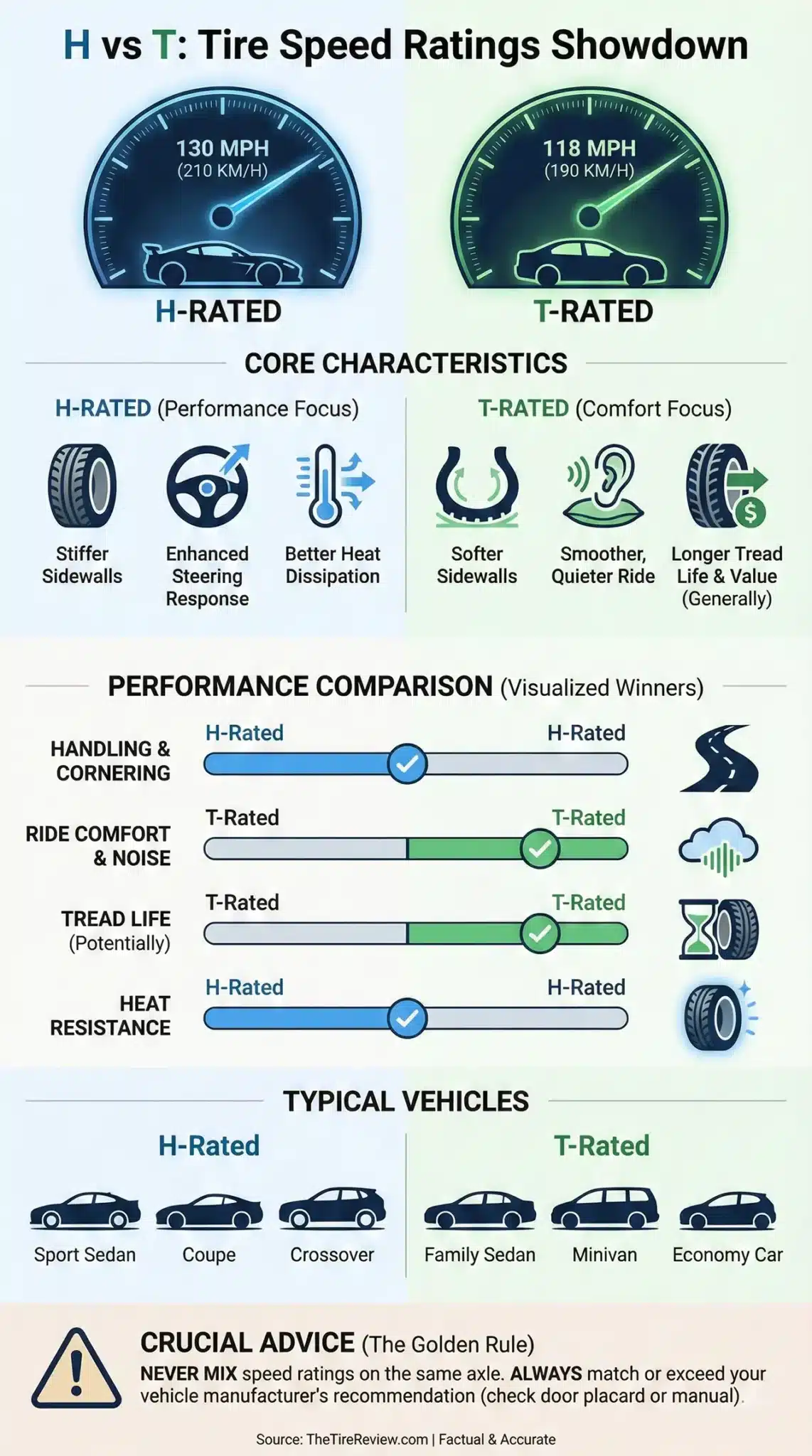 H Vs. T Speed Ratings: Decoding The Differences For Your Vehicle 3 H Vs T Speed Ratings