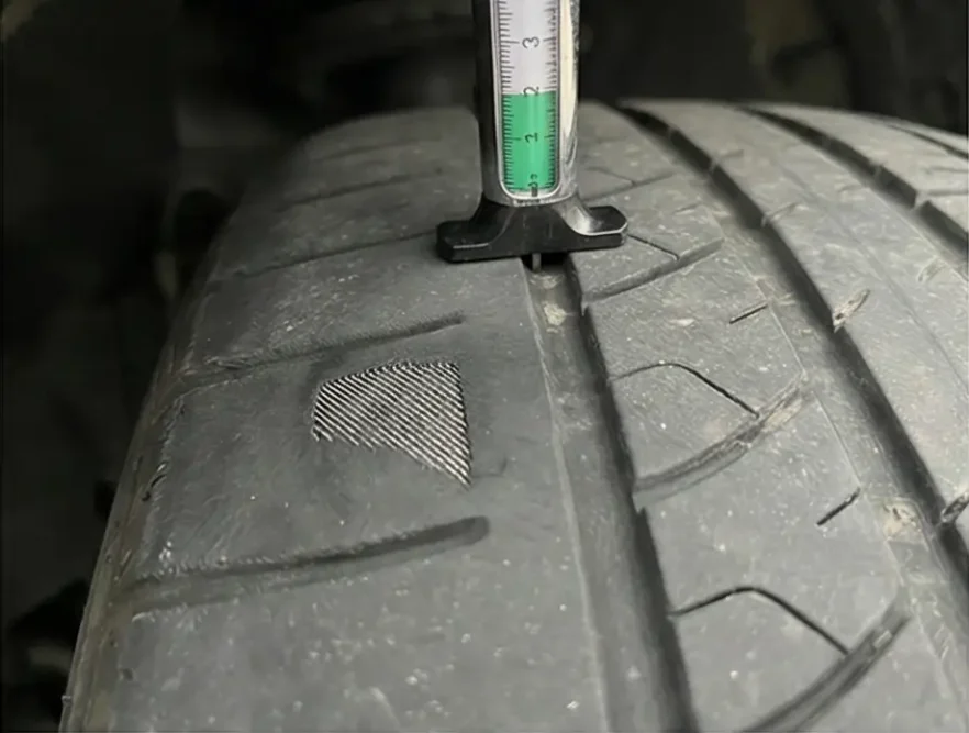 Uneven Tire Wear 101: A Tester’s Guide to Saving Your Rubber 4 Inner edge tire wear close-up