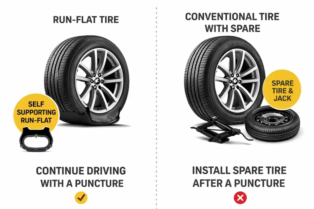 Run-Flat vs. Regular Tires