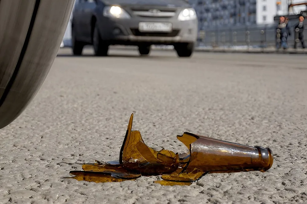 Can Glass Pop A Tire?