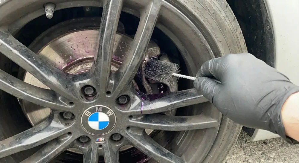 Cleaning Brakes On Sedan