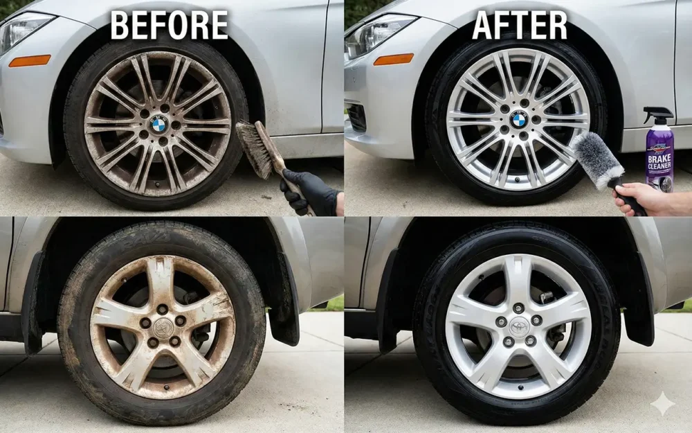 How To Clean Brakes Without Taking Tires Off
