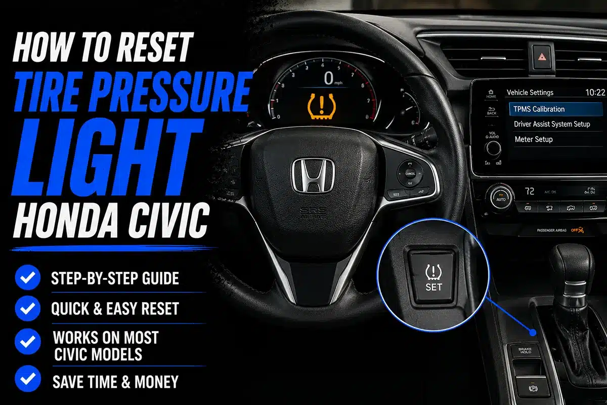 How to Reset Tire Pressure Light Honda Civic 2 How to Reset Tire Pressure Light Honda Civic