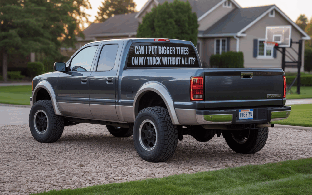Can I Put Bigger Tires On My Truck Without A Lift