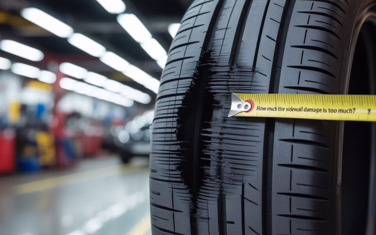 How Much Tire Sidewall Damage Is Too Much