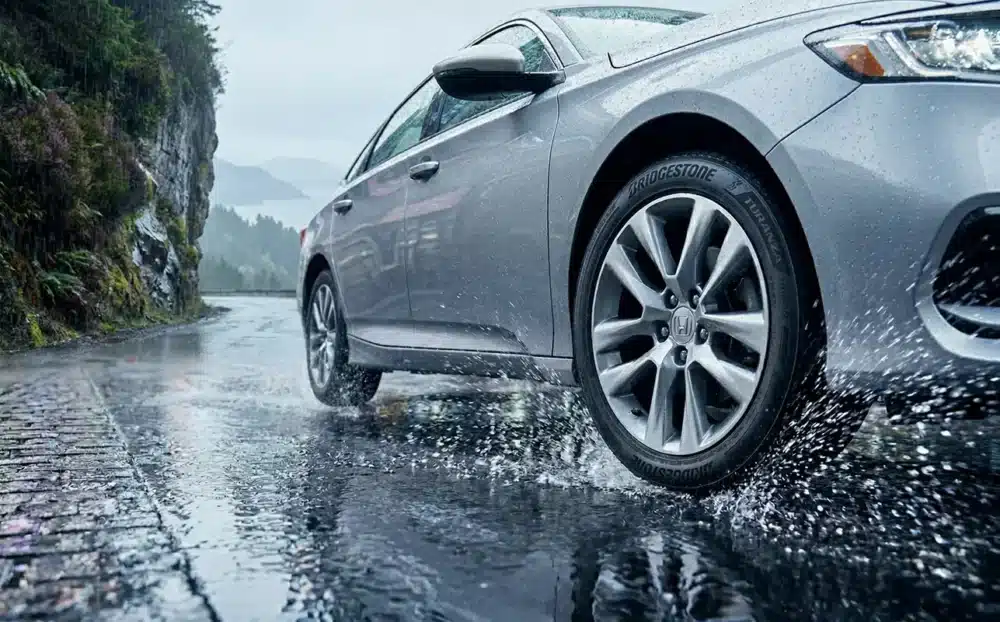Bridgestone Turanza EverDrive in heavy rain