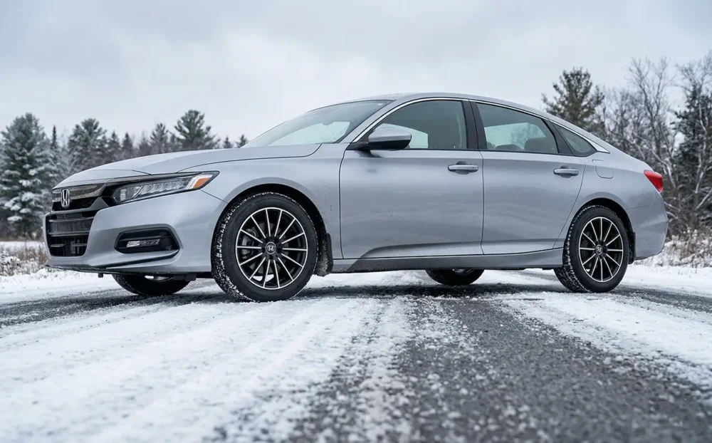 Bridgestone Turanza EverDrive on light snow