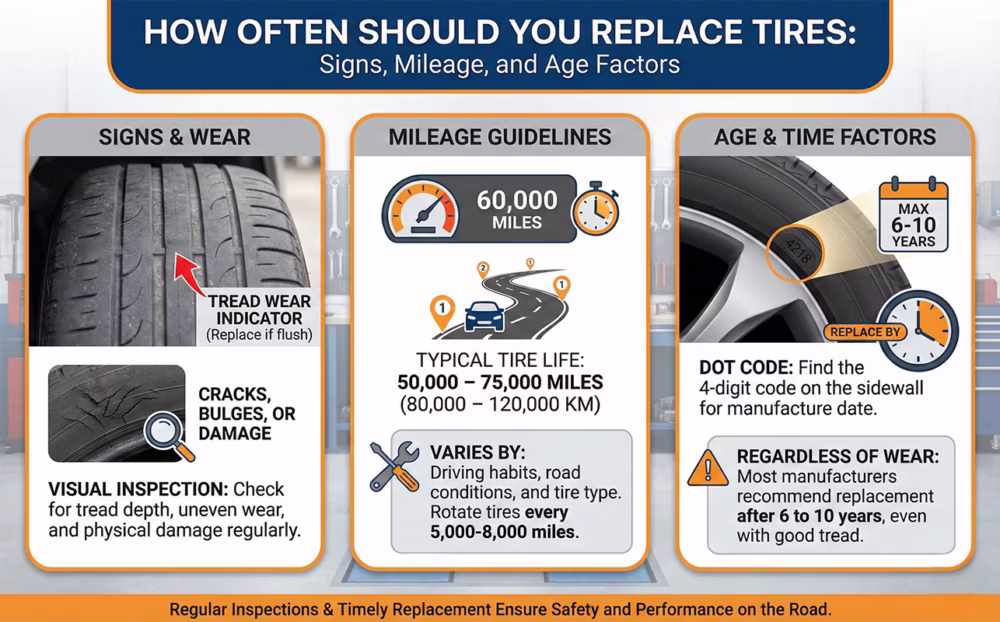 How Often Should You Replace Tires