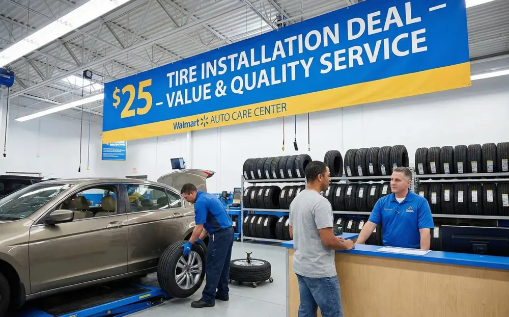 &Quot;Value Tire Installation&Quot; $25 Walmart
