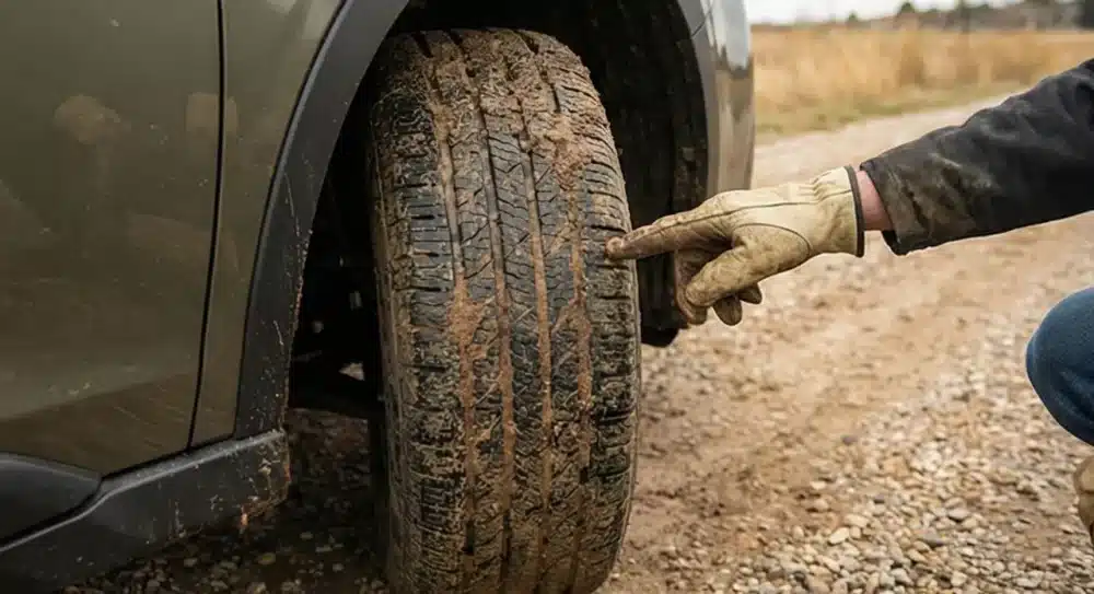 Checking Tread Clearing Capabilities After A Light Off-Road Excursion