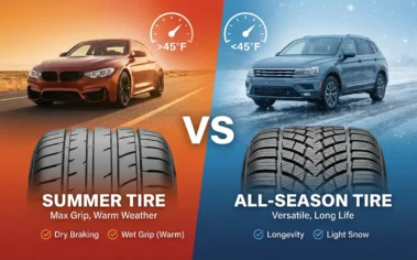 Summer Tires Vs. All-Season Tires