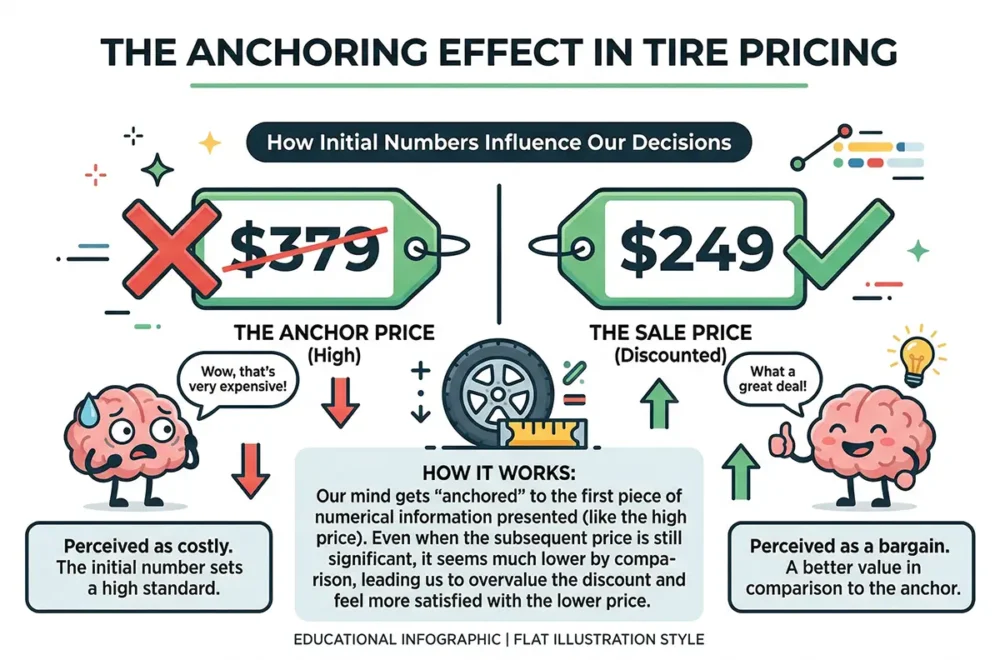 Anchoring Effect in tire pricing