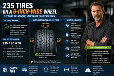 235 Tires on a 6-Inch Wide Wheel