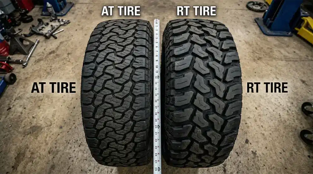 AT vs RT Tires: What Is Rugged Terrain? 4 AT vs RT tires Comparison