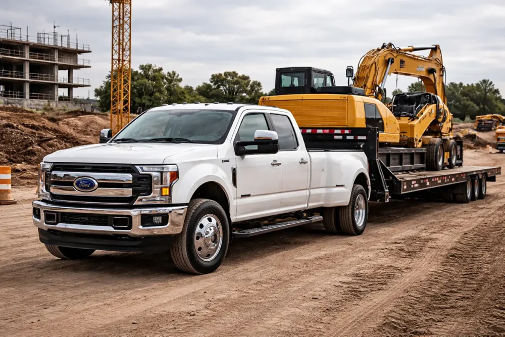 Ford F-350 dually with Load Range G tires