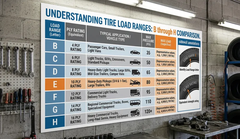 Tire Comparison Chart