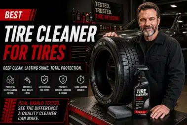Best tire cleaner products lined up