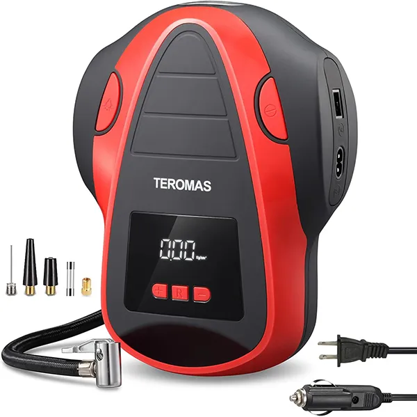 11 Best Portable Air Pump for Car Tires (2026) — Tested & Ranked 10 Teromas Tire Inflator Portable Air Compressor